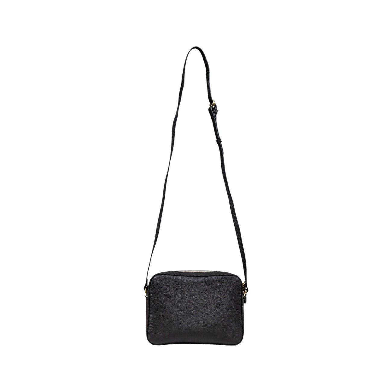 Alviero Martini Prima Classe Black Crossbody Bag with Geo Detail - street market Musa Italica