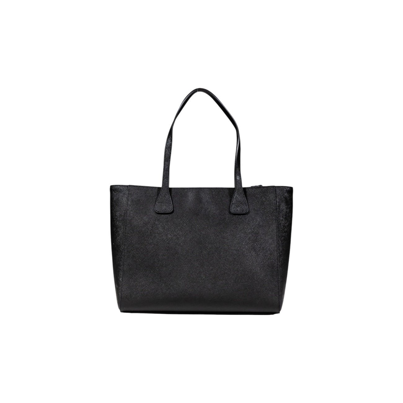 Alviero Martini Prima Classe Black Tote Bag with Geo Map Detail - street market Musa Italica